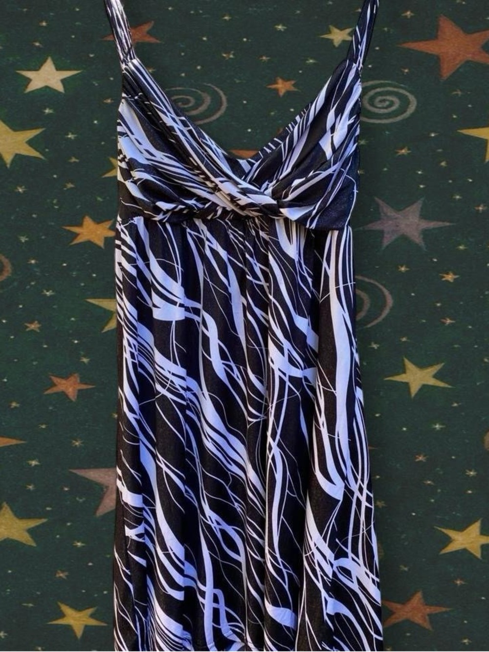 Black & White Swirl Mini Dress
